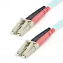 StarTech.com 1m (3ft) LC/UPC uz LC/UPC OM3 daudzmodu optiskās šķiedras kabelis, pilns duplekss 50/125µm, 100G, zemi zudumi, LSZH
