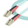 StarTech.com 1m (3ft) LC/UPC uz LC/UPC OM3 daudzmodu optiskās šķiedras kabelis, pilns duplekss 50/125µm, 100G, zemi zudumi, LSZH
