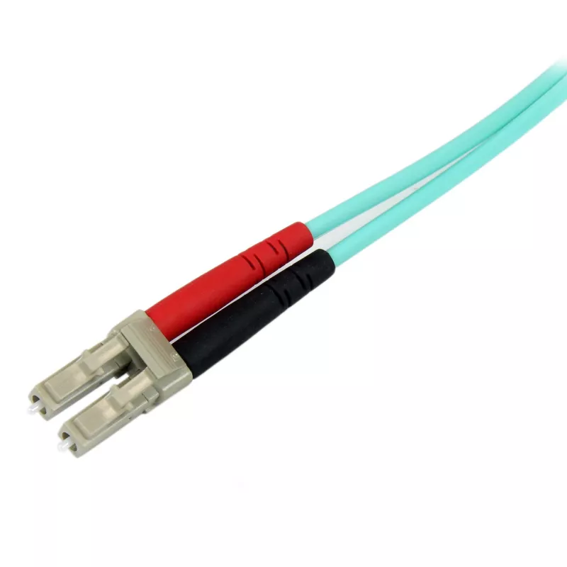 StarTech.com 2m LC/UPC–SC/UPC OM3 daudzmodu optiskās šķiedras kabelis, pilns duplekss 50/125µm, 100G, zemi zudumi, LSZH