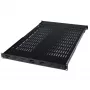 StarTech.com ADJSHELF 1U serveru statņa plaukts ar ventilāciju un regulējamu dziļumu, 19 collas, 80 kg (175 lb), uzstādīšanas dziļums 480–960 mm (19,5–38 collas), 70 cm (27,5 collas) dziļš, melnā krāsā