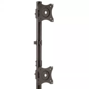StarTech.com Divu Monitoru Statīvs - Vertikāls, Brīvi Stāvošs, 10 kg, 33 cm (13 inch), 68,6 cm (27 inch), 100 x 100 mm, Melns