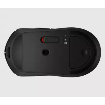 HP 700 uzlādējama bezvadu pele, abpusēja, RF bezvadu + Bluetooth, 6000 DPI, melna