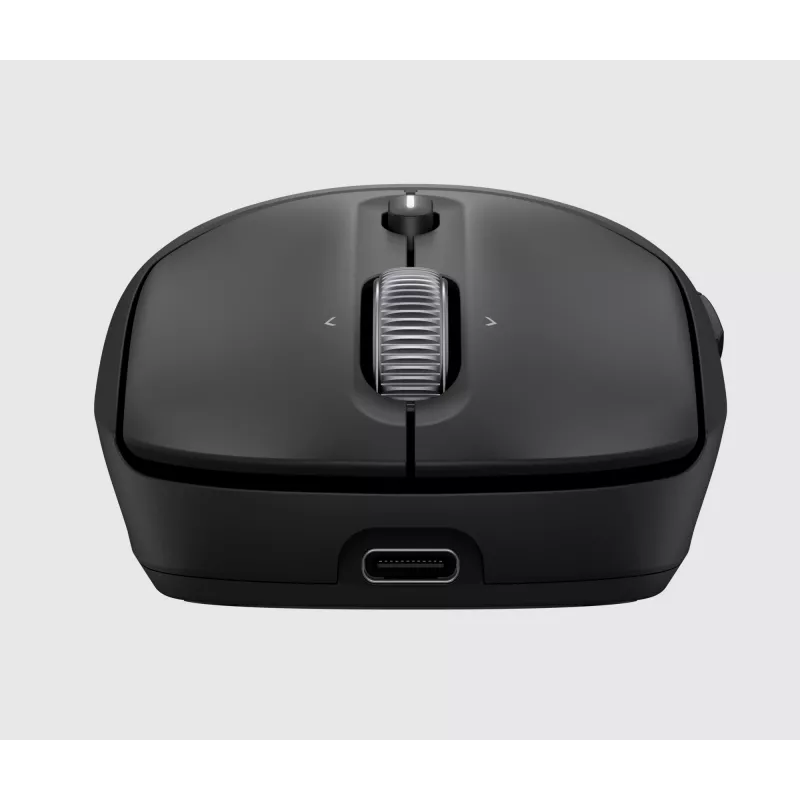 HP 700 uzlādējama bezvadu pele, abpusēja, RF bezvadu + Bluetooth, 6000 DPI, melna