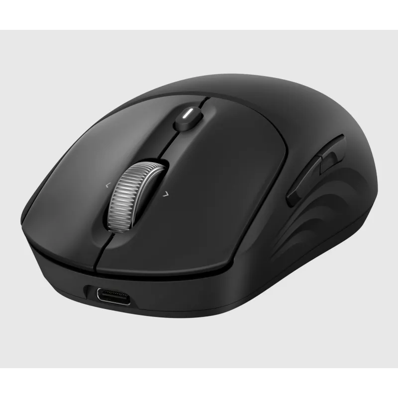 HP 700 uzlādējama bezvadu pele, abpusēja, RF bezvadu + Bluetooth, 6000 DPI, melna
