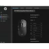HP 700 uzlādējama bezvadu pele, abpusēja, RF bezvadu + Bluetooth, 6000 DPI, melna