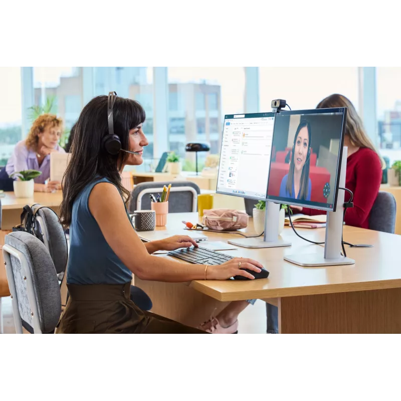 HP 700 uzlādējama bezvadu pele, abpusēja, RF bezvadu + Bluetooth, 6000 DPI, melna
