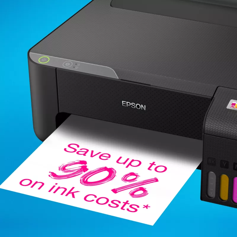 Tintes printeris Epson EcoTank L1230 Krāsu, 4 kasetnes, A4, 5760x1440 DPI, Melns