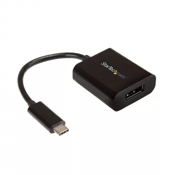 StarTech.com USB-C uz DisplayPort adapteris - 4K 60Hz/8K 30Hz - USB Type-C uz DP 1.4 HBR2 adapteris - kompakts USB-C (DP Alt Mode) monitora video pārveidotājs - saderīgs ar Thunderbolt 3