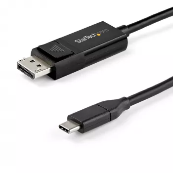 StarTech.com 3.3ft (1m) USB-C uz DisplayPort 1.4 kabelis 8K 60Hz/4K - Divvirzienu DP uz USB-C vai USB-C uz DP reversīvs video adaptera kabelis - HBR3/HDR/DSC - USB Type-C/Thunderbolt monitora kabelis