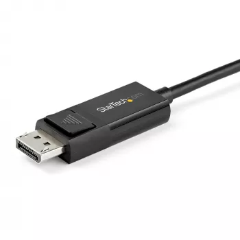 StarTech.com 3.3ft (1m) USB-C uz DisplayPort 1.4 kabelis 8K 60Hz/4K - Divvirzienu DP uz USB-C vai USB-C uz DP reversīvs video adaptera kabelis - HBR3/HDR/DSC - USB Type-C/Thunderbolt monitora kabelis