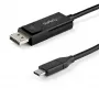 StarTech.com 6ft (2m) USB-C uz DisplayPort 1.4 kabelis 8K 60Hz/4K - Divvirzienu DP uz USB-C vai USB-C uz DP reversīvs video adaptera kabelis - HBR3/HDR/DSC - USB Type C/TB3 monitora kabelis (CDP2DP142MBD)