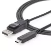 StarTech.com USB-C uz DisplayPort 1.4 kabelis, 1.8m - 4K/5K/8K USB-C uz DP 1.4 Alt Mode adapteris - HBR3/HDR/DSC - 8K 60Hz DP monitora kabelis USB-C/Thunderbolt 3