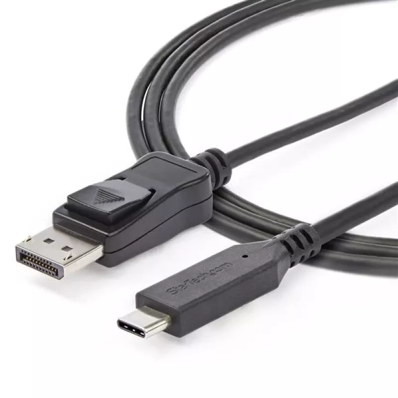 StarTech.com USB-C uz DisplayPort 1.4 kabelis, 1.8m - 4K/5K/8K USB-C uz DP 1.4 Alt Mode adapteris - HBR3/HDR/DSC - 8K 60Hz DP monitora kabelis USB-C/Thunderbolt 3