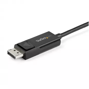 StarTech.com 1m USB-C uz DisplayPort 1.2 kabelis 4K 60Hz - Divvirzienu DP uz USB-C vai USB-C uz DP reversīvs video adaptera kabelis - HBR2/HDR - USB Type C/Thunderbolt monitora kabelis
