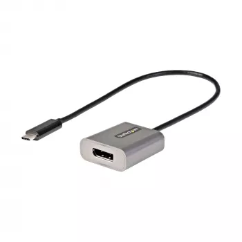StarTech.com USB-C uz DisplayPort adapteris - 8K/4K 60Hz USB-C uz DisplayPort 1.4 adapteris - USB Type-C uz DP monitora video pārveidotājs - saderīgs ar Thunderbolt 3 - ar 30cm garu kabeli