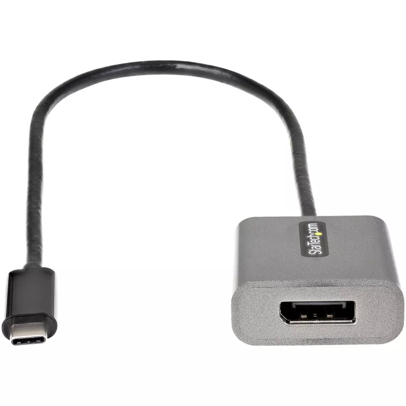 StarTech.com USB-C uz DisplayPort adapteris - 8K/4K 60Hz USB-C uz DisplayPort 1.4 adapteris - USB Type-C uz DP monitora video pārveidotājs - saderīgs ar Thunderbolt 3 - ar 30cm garu kabeli
