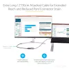 StarTech.com USB-C uz DisplayPort adapteris - 8K/4K 60Hz USB-C uz DisplayPort 1.4 adapteris - USB Type-C uz DP monitora video pārveidotājs - saderīgs ar Thunderbolt 3 - ar 30cm garu kabeli
