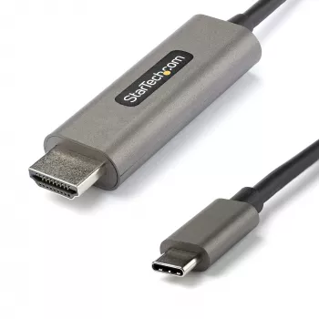StarTech.com 6ft (2m) USB-C uz HDMI kabelis 4K 60Hz ar HDR10 - Ultra HD USB Type-C uz 4K HDMI 2.0b video adaptera kabelis - USB-C uz HDMI HDR monitors/displeja pārveidotājs - DP 1.4 Alt Mode HBR3
