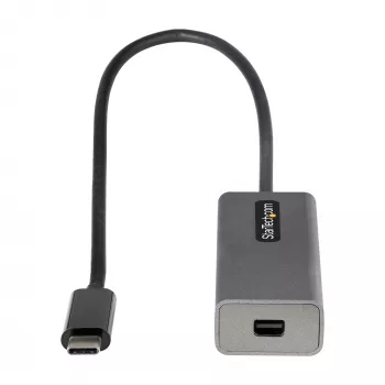 StarTech.com USB-C uz Mini DisplayPort adapteris – 4K 60Hz USB-C uz mDP pievienotājs – USB Type-C uz Mini DP monitoram – video pārveidotājs – darbojas ar Thunderbolt 3 – 30 cm pievienots kabelis – uzlabotā versija CDP2MDP