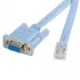 StarTech.com 6 pēdu RJ45–DB9 Cisco konsoles pārvaldības kabelis maršrutētājam – vīriešu/sieviešu