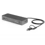 StarTech.com Universāla klēpjdatoru dokstacija, hibrīds USB-C un USB-A, divi 4K DP un HDMI, 100W PD, Mac/Windows/Chrome OS, 4x USB 5Gbps centrmezgls, GbE