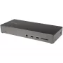 StarTech.com USB-C dokstacija - trīskāršs 4K monitors, USB Type-C dokstacija - 100W Power Delivery - DP 1.4 Alt Mode & DSC, 2x DisplayPort 1.4/HDMI 2.0 - 6xUSB (2x 10Gbps) - Windows/Chrome