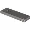 StarTech.com USB-C daudzportu adapteris MacBook Pro/Air - USB Type-C uz 4K HDMI, 100W Power Delivery caurlaide, SD/MicroSD slots, 2 portu USB 3.0 centrmezgls - portatīvā USB-C mini dokstacija
