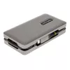 StarTech.com USB-C daudzportu adapteris - 4K 60Hz HDMI/DP - 3 portu USB centrmezgls - 100W barošanas pārvade - GbE - ceļojumu mini dokstacija ar uzlādi - 1 pēdas/30cm aptinams kabelis