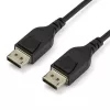 StarTech.com DP14MM2M DisplayPort 1.4 vads, 2 m (6,6 pēdas), VESA sertificēts, 8K 60 Hz, 4K 120 Hz, HBR3, HDR, UHD, M/M, melns