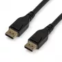 StarTech.com 10 pēdu (3 m) VESA sertificēts DisplayPort 1.4 kabelis, 8K 60 Hz HBR3 HDR, UHD DisplayPort uz DisplayPort monitora vads, Ultra HD 4K 120 Hz DP 1.4 video kabelis M/M DP savienotājs