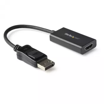 StarTech.com DisplayPort uz HDMI adapteris - 4K 60Hz HDR10 aktīvs DisplayPort 1.4 uz HDMI 2.0b video pārveidotājs - 4K DP uz HDMI adaptera dongle monitoram/displejam/TV - fiksējošs DP savienotājs