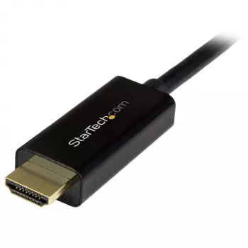StarTech.com 2m DisplayPort uz HDMI kabelis - 4K 30Hz - DP 1.2 uz HDMI monitora kabelis - fiksējošs DP savienotājs - pasīvs DP uz HDMI vads