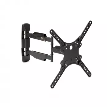 StarTech.com pilnas kustības TV sienas stiprinājums - 32-55 collu (35 kg) VESA displejiem - zema profila universāls plakanā ekrāna TV sienas stiprinājums - izturīgs regulējams ar pagriežamu un šūpojamu sviru