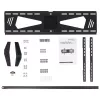 StarTech.com FPWFXBAT zema profila fiksēts televizora sienas stiprinājums, 94–190,5 cm (37–75 collas), līdz 40 kg, pretzagšanas aizsardzība, VESA, plastmasa/tērauds, melns