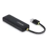 StarTech.com 4-Portu USB-A Hubs, 5Gbps, Ar Barošanu No Kopnes, Ceļojumu Mini USB Hubs, USB 3.0 Daudzportu Sadalītājs, Pārnēsājams USB Hubs, Aizsardzība Pret Pārslodzi (OCP)