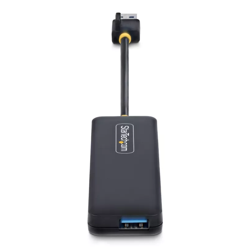 StarTech.com 4-Portu USB-A Hubs, 5Gbps, Ar Barošanu No Kopnes, Ceļojumu Mini USB Hubs, USB 3.0 Daudzportu Sadalītājs, Pārnēsājams USB Hubs, Aizsardzība Pret Pārslodzi (OCP)
