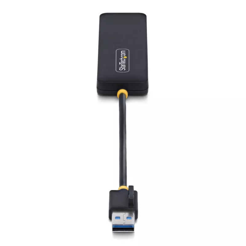 StarTech.com 4-Portu USB-A Hubs, 5Gbps, Ar Barošanu No Kopnes, Ceļojumu Mini USB Hubs, USB 3.0 Daudzportu Sadalītājs, Pārnēsājams USB Hubs, Aizsardzība Pret Pārslodzi (OCP)