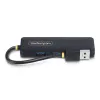 StarTech.com 4-Portu USB-A Hubs, 5Gbps, Ar Barošanu No Kopnes, Ceļojumu Mini USB Hubs, USB 3.0 Daudzportu Sadalītājs, Pārnēsājams USB Hubs, Aizsardzība Pret Pārslodzi (OCP)
