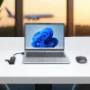 StarTech.com 4-Portu USB-A Hubs, 5Gbps, Ar Barošanu No Kopnes, Ceļojumu Mini USB Hubs, USB 3.0 Daudzportu Sadalītājs, Pārnēsājams USB Hubs, Aizsardzība Pret Pārslodzi (OCP)