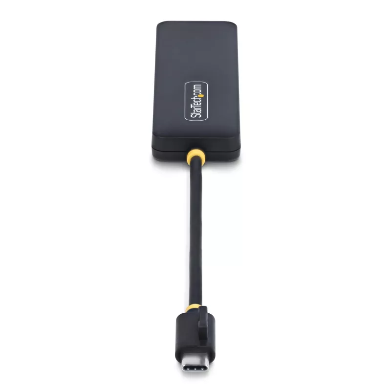 StarTech.com 4-Portu USB-C Hubs, 5Gbps, USB-C uz 4x USB-A, Barojams no kopnes, Kompakts ceļojumu mini hubs, Daudzportu USB 3.0 sadalītājs, Pārnēsājams hubs, Aizsardzība pret pārslodzi