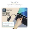 StarTech.com 4-Portu USB-C Hubs, 5Gbps, USB-C uz 4x USB-A, Barojams no kopnes, Kompakts ceļojumu mini hubs, Daudzportu USB 3.0 sadalītājs, Pārnēsājams hubs, Aizsardzība pret pārslodzi