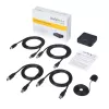 StarTech.com 4 uz 4 USB 3.0 koplietošanas slēdzis, 5 Gbit/s, Micro-USB Type-B, melns, plastmasa, CE, FCC, REACH, 0 - 40 °C