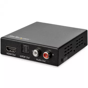 StarTech.com 4K HDMI audio ekstraktors ar 4K 60Hz atbalstu, melns