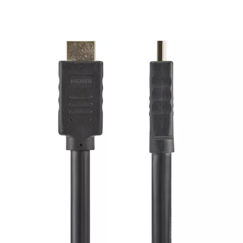 StarTech.com 50ft (15m) HDMI 2.0 aktīvais kabelis - 4K 60Hz, CL2, HDR, 18Gbps - vīrietis-vīrietis, melns