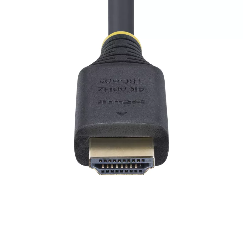 StarTech.com 1m Premium Certified HDMI 2.0 kabelis, 4K 60Hz/1440p 144Hz, HDR10/HDCP 2.2/ARC, 18Gbps, TPE apvalks