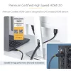 StarTech.com 3m Premium Certified HDMI 2.0 kabelis, 4K 60Hz/1440p 144Hz, HDR10/HDCP 2.2/ARC, 18Gbps, TPE apvalks