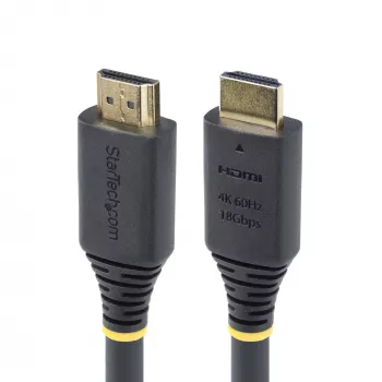 StarTech.com 7m Premium Certified HDMI 2.0 kabelis, 4K 60Hz/1440p 144Hz, HDR10/HDCP 2.2/ARC, 18Gbps, TPE apvalks