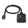 StarTech.com 2-Portu HDMI Sadalītājs, 4K 60Hz HDMI 2.0, 1 ieeja 2 izejas, HDR/HDCP, iebūvēts 50cm HDMI kabelis