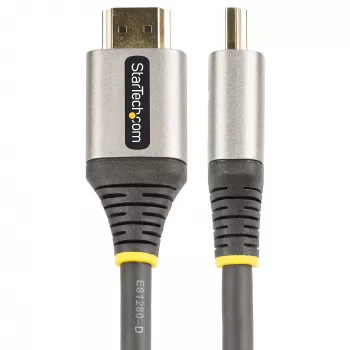 StarTech.com 6 pēdu (2 m) Premium Sertificēts HDMI 2.0 Kabelis - Ātrgaitas Ultra HD 4K 60Hz HDMI Kabelis ar Ethernet - HDR10, ARC - UHD HDMI Video Vads - UHD Monitoriem, TV, Displejiem - Vīriešu/Vīriešu