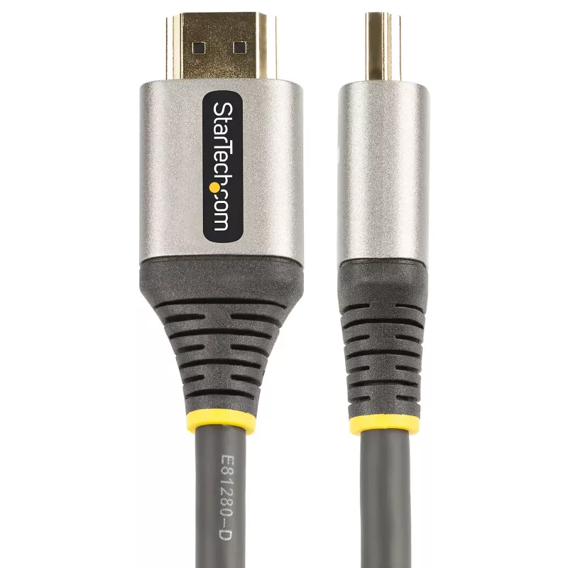 StarTech.com 6 pēdu (2 m) Premium Sertificēts HDMI 2.0 Kabelis - Ātrgaitas Ultra HD 4K 60Hz HDMI Kabelis ar Ethernet - HDR10, ARC - UHD HDMI Video Vads - UHD Monitoriem, TV, Displejiem - Vīriešu/Vīriešu